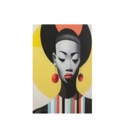 Zestaw 2 obrazów MUSE RETRO LADY 30 x 40 cm