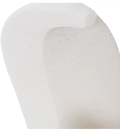 Zestaw 2 wazonów SANDY 42 cm 33 cm ceramika beżowa