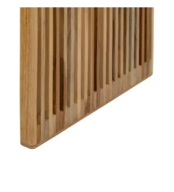 Zestaw 2 ławek BELLAMONTE 115 cm 106 cm drewno teak