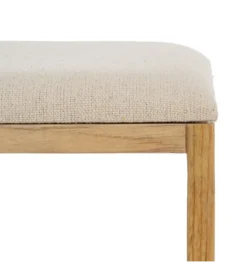 Zestaw 2 ławek BELLAMONTE 115 cm 106 cm drewno teak