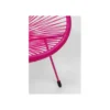 Zestaw fotel i stolik ACAPULCO MONO 85 i 50 cm różowe