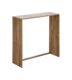 Zestaw 2 konsol BELLAMONTE 85 cm 75 cm drewno teak
