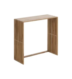 Zestaw 2 konsol BELLAMONTE 85 cm 75 cm drewno teak