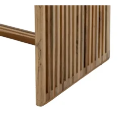 Zestaw 2 konsol BELLAMONTE 85 cm 75 cm drewno teak