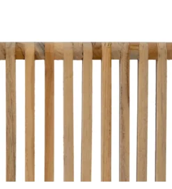 Zestaw 2 konsol BELLAMONTE 85 cm 75 cm drewno teak