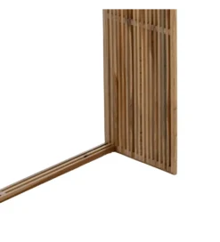 Zestaw 2 konsol BELLAMONTE 85 cm 75 cm drewno teak