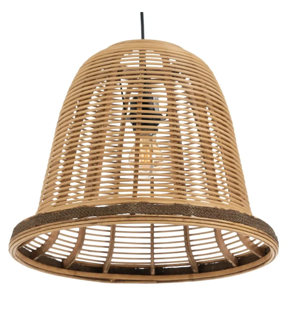 Zestaw 2 lamp wiszących WIESEM 41 i 33 cm naturalne