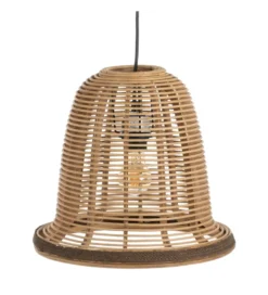 Zestaw 2 lamp wiszących WIESEM 41 i 33 cm naturalne