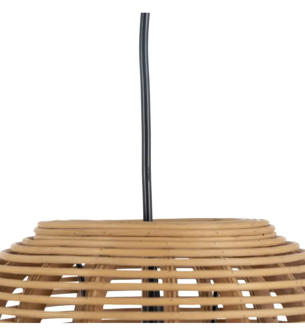 Zestaw 2 lamp wiszących WIESEM 41 i 33 cm naturalne