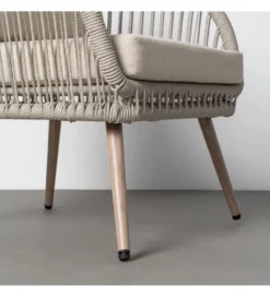 Zestaw ogrodowy DUNA sofa 153 cm dwa fotele 74 cm stolik 66 cm