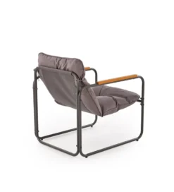 Zestaw ogrodowy HUDSON sofa 116 cm dwa fotele 75 cm ława 68 cm popielaty brązowy