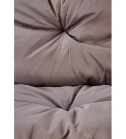Zestaw ogrodowy HUDSON sofa 116 cm dwa fotele 75 cm ława 68 cm popielaty brązowy