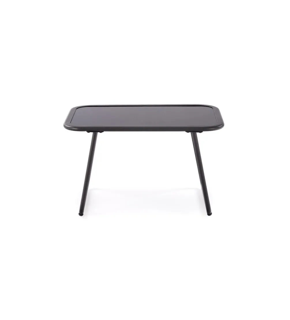 Zestaw ogrodowy HUDSON sofa 116 cm dwa fotele 75 cm ława 68 cm popielaty brązowy