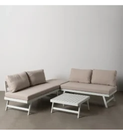Zestaw ogrodowy KORNIO 3 sofy + stolik