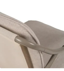 Zestaw ogrodowy OMAMA Szary 2 fotele + sofa + stolik