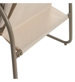 Zestaw ogrodowy OMAMA Szary 2 fotele + sofa + stolik