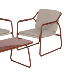 Zestaw ogrodowy OMAMA Terakota 2 fotele + sofa + stolik