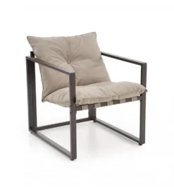 Zestaw ogrodowy SHARK brązowy - sofa + 2 x fotel + ława