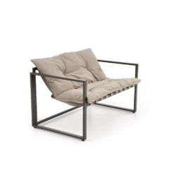 Zestaw ogrodowy SHARK brązowy - sofa + 2 x fotel + ława