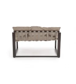 Zestaw ogrodowy SHARK brązowy - sofa + 2 x fotel + ława