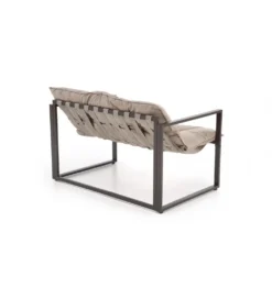 Zestaw ogrodowy SHARK brązowy - sofa + 2 x fotel + ława