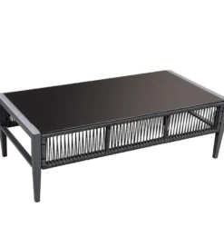 Zestaw ogrodowy TWOSOULME SOFA 198 cm dwa fotele 74 cm i stolik kawowy 128 cm
