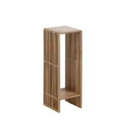 Zestaw 2 regałów BELLAMONTE drewno teak 86 cm 68 cm