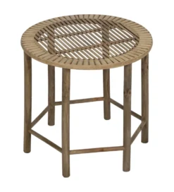 Zestaw stolików BAMBÚ 50 cm 38 cm bambus