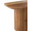 Zestaw 2 stolików kawowych ACATA 60 cm 80 cm drewno akacja