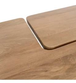 Zestaw 2 stolików kawowych ASANA 120 cm drewno mango