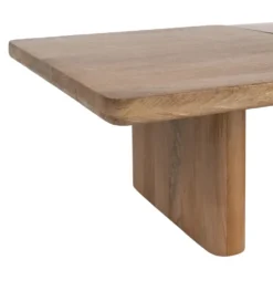 Zestaw 2 stolików kawowych ASANA 120 cm drewno mango