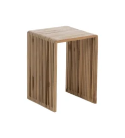 Zestaw 3 stolików kawowych BELLAMONTE 65 cm 55 cm 35 cm naturalnych