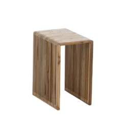Zestaw 3 stolików kawowych BELLAMONTE 65 cm 55 cm 35 cm naturalnych