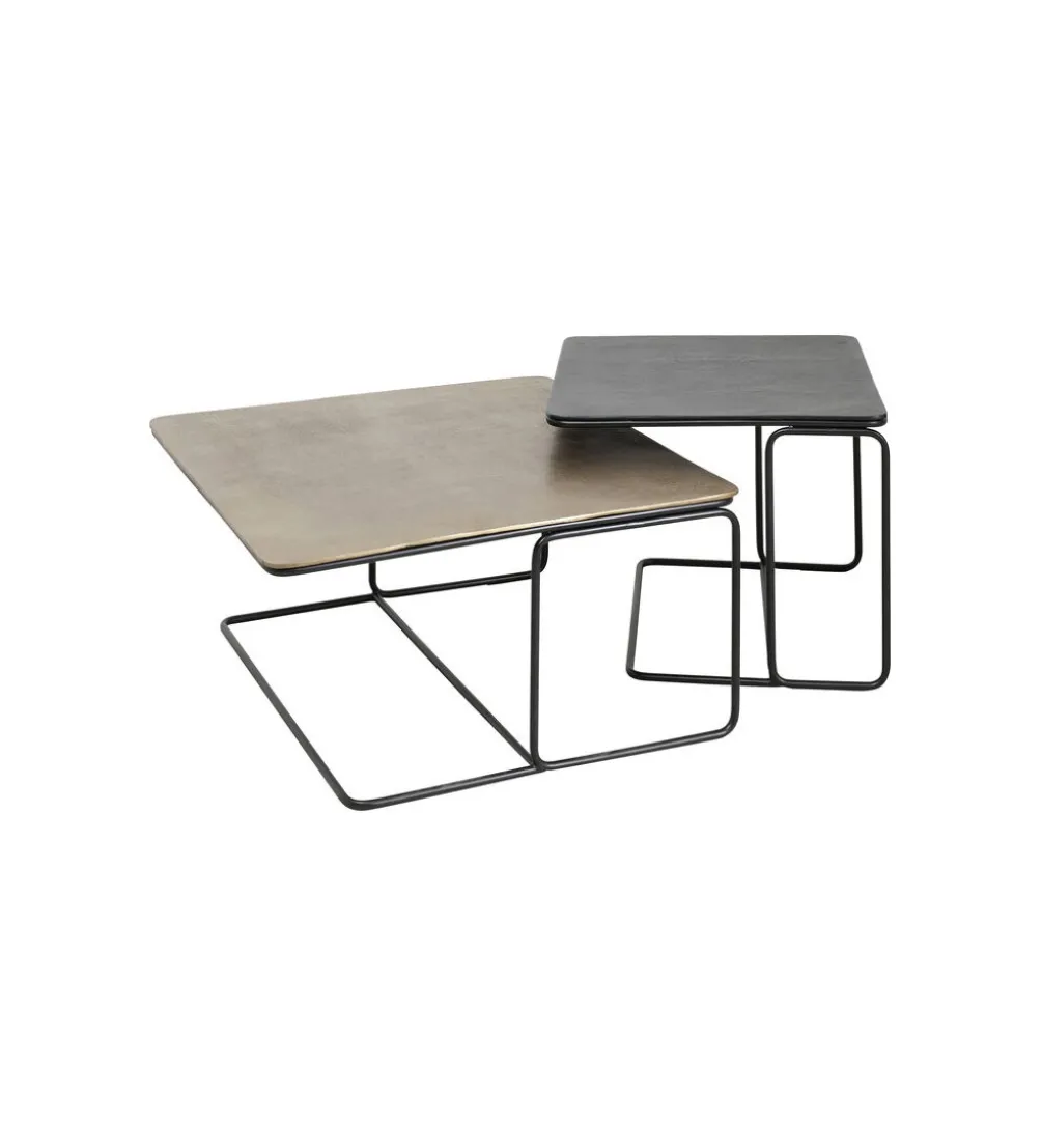 Zestaw 2 stolików kawowych DIEGO 70 cm
