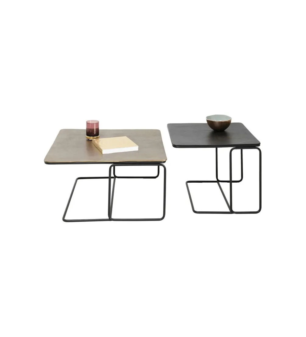 Zestaw 2 stolików kawowych DIEGO 70 cm
