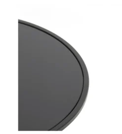 Zestaw 2 stolików kawowych DUARTE 65 cm 75 cm czarne