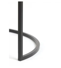 Zestaw 2 stolików kawowych DUARTE 65 cm 75 cm czarne