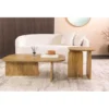 Zestaw 2 stolików kawowych GATSBY 100 cm 45 cm drewno mango
