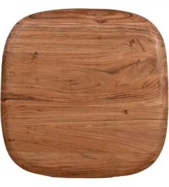 Zestaw 2 stolików kawowych PIMKO 50 cm 40 cm drewno akacja