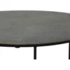 Zestaw 2 stolików kawowych RENGO 61 cm 76 cm antyczny brąz