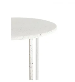 Zestaw 2 stolików kawowych SADAR 50 cm 52 cm białe