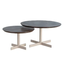 Zestaw 2 stolików kawowych TEKAN 80 cm