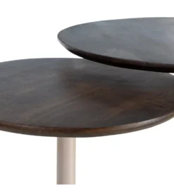 Zestaw 2 stolików kawowych TEKAN 80 cm
