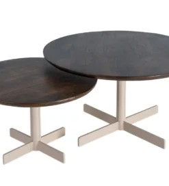Zestaw 2 stolików kawowych TEKAN 80 cm
