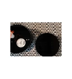 Zestaw 2 stolików kawowych WIRE 69 cm 59 cm czarne