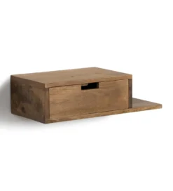 Zestaw 2 Stolików nocnych wiszących NOHENY 55 cm drewno mango