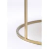 Zestaw 2 stolików TALCA 75 cm 65 cm złoty